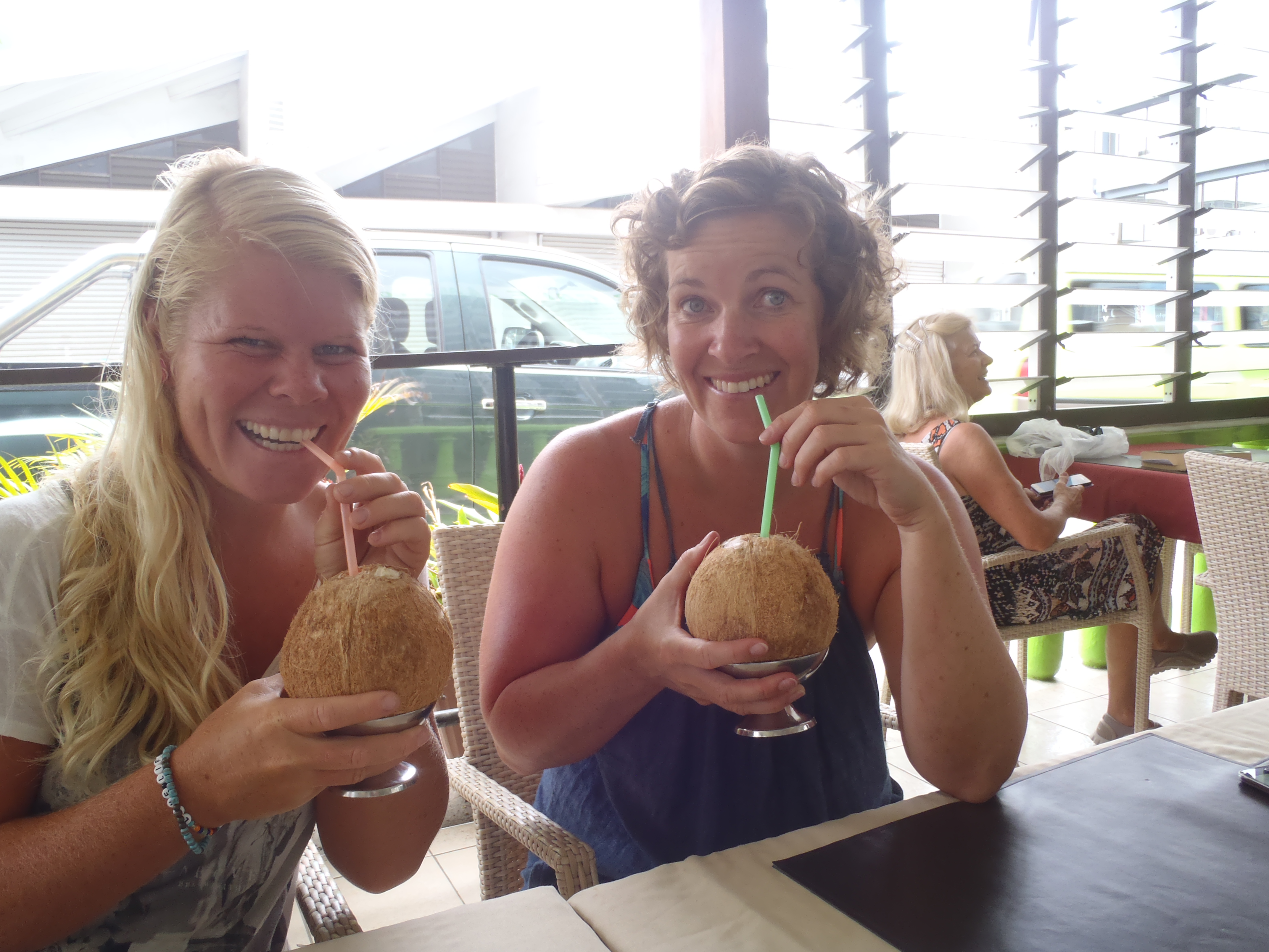 Siste lunsjen sammen på en stund. Turen til Anne avsluttes med stil